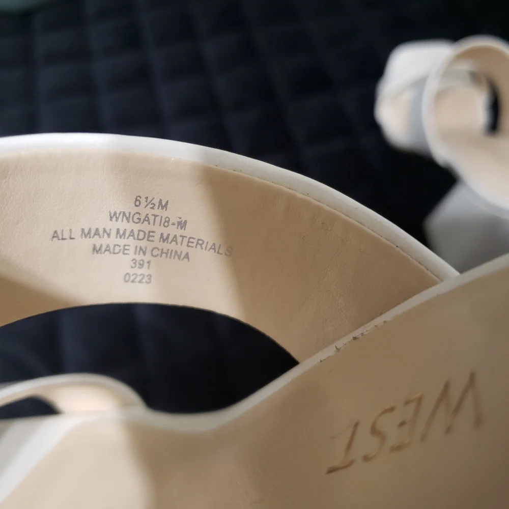 Nine West Block Heel Slip Ons - Picture 4 of 10